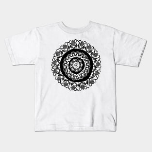 Full Moon Mandala Kids T-Shirt